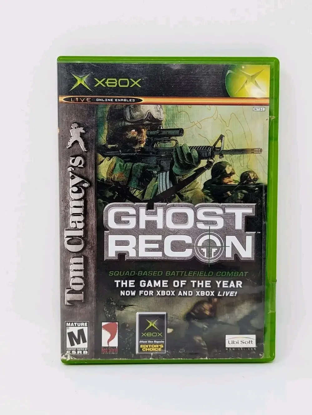 Tom Clancy's Ghost Recon Original Xbox Game Manual Tested